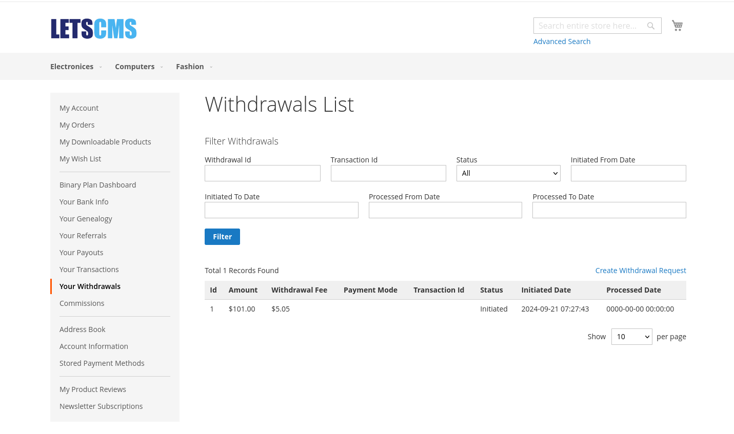 binary mlm Binary_Dashboard