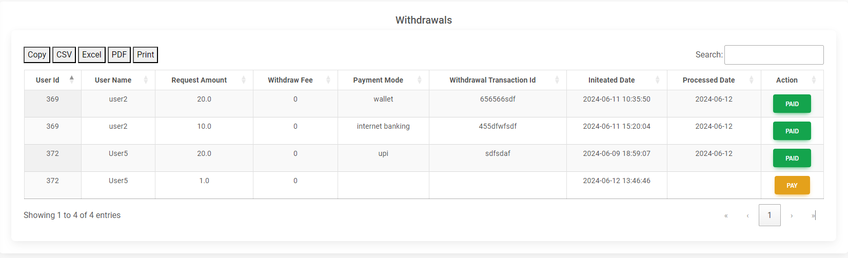 unilevel mlm Withdrawals